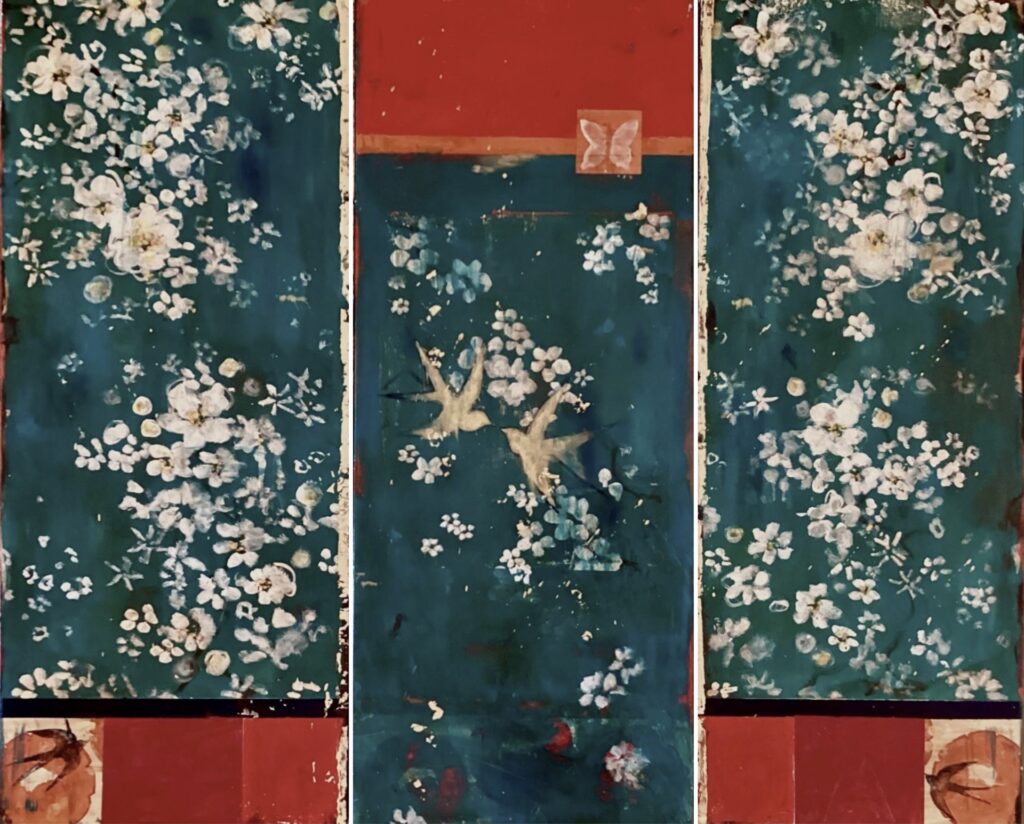 Paris Court (Triptych)