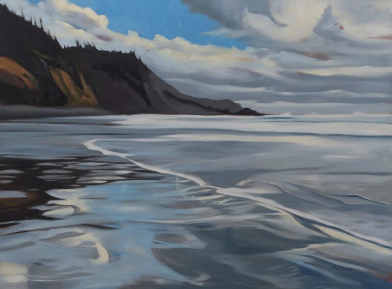 Silver Point In The Wind, 2024 by Lisa McShane