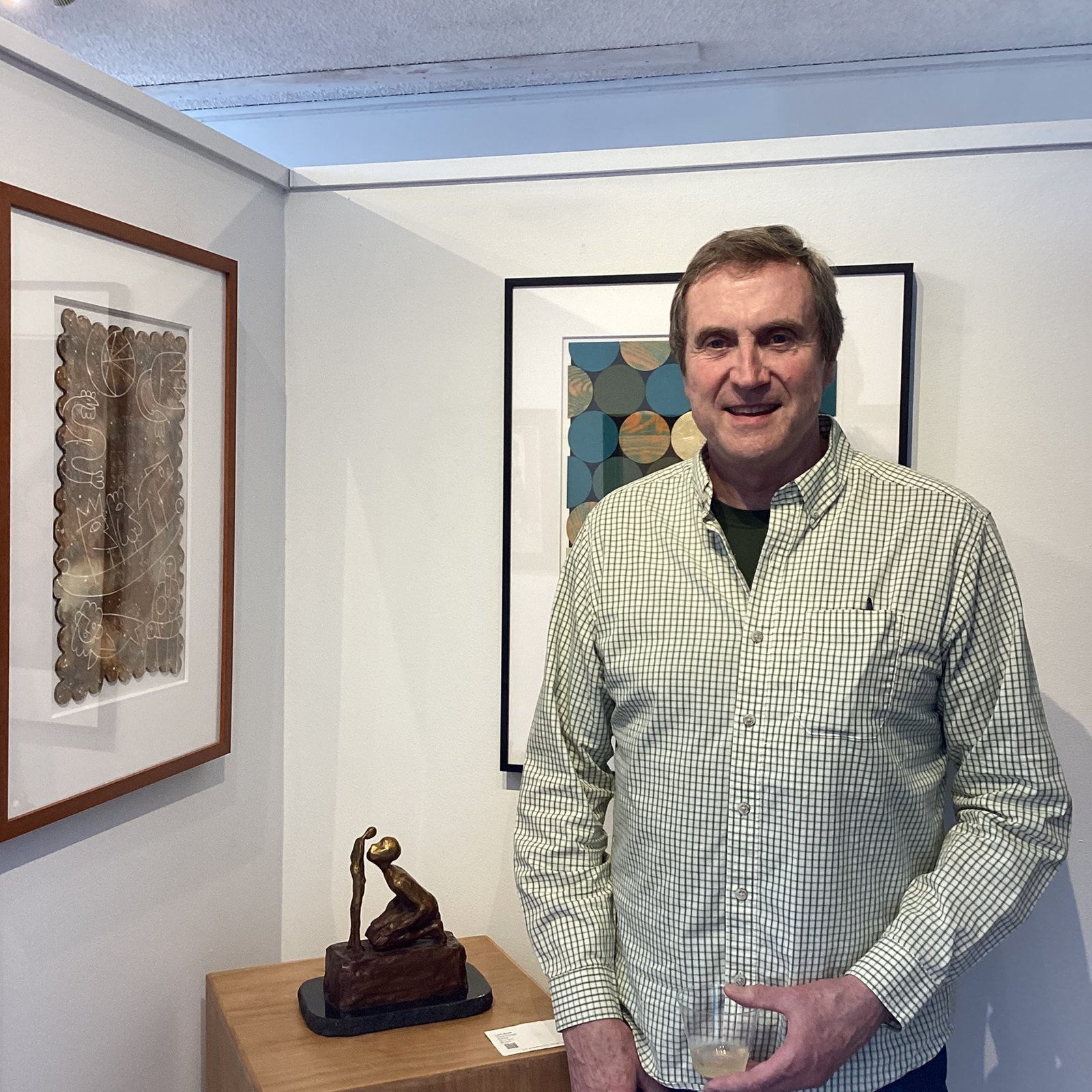 At the gallery