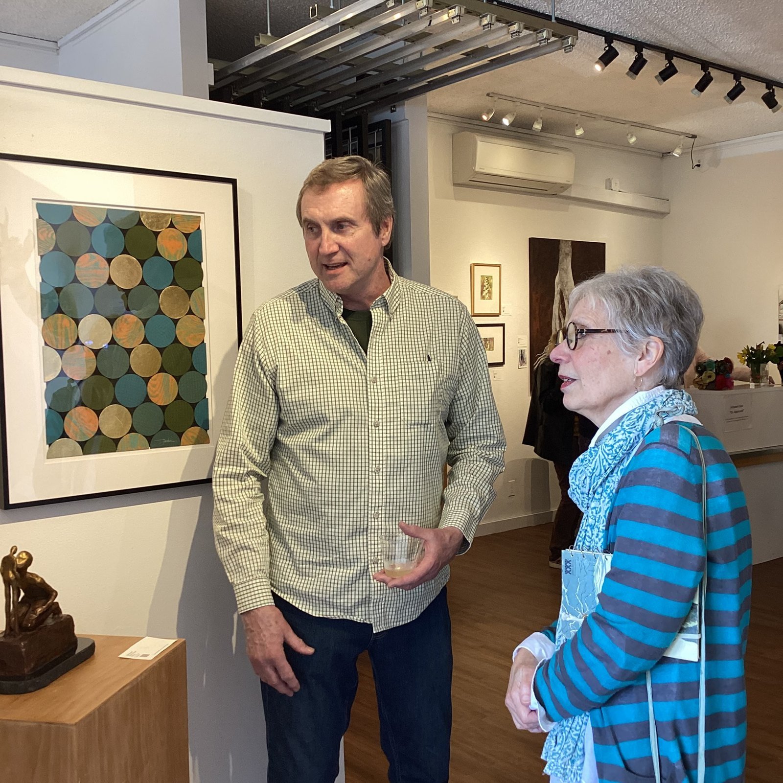 At the gallery