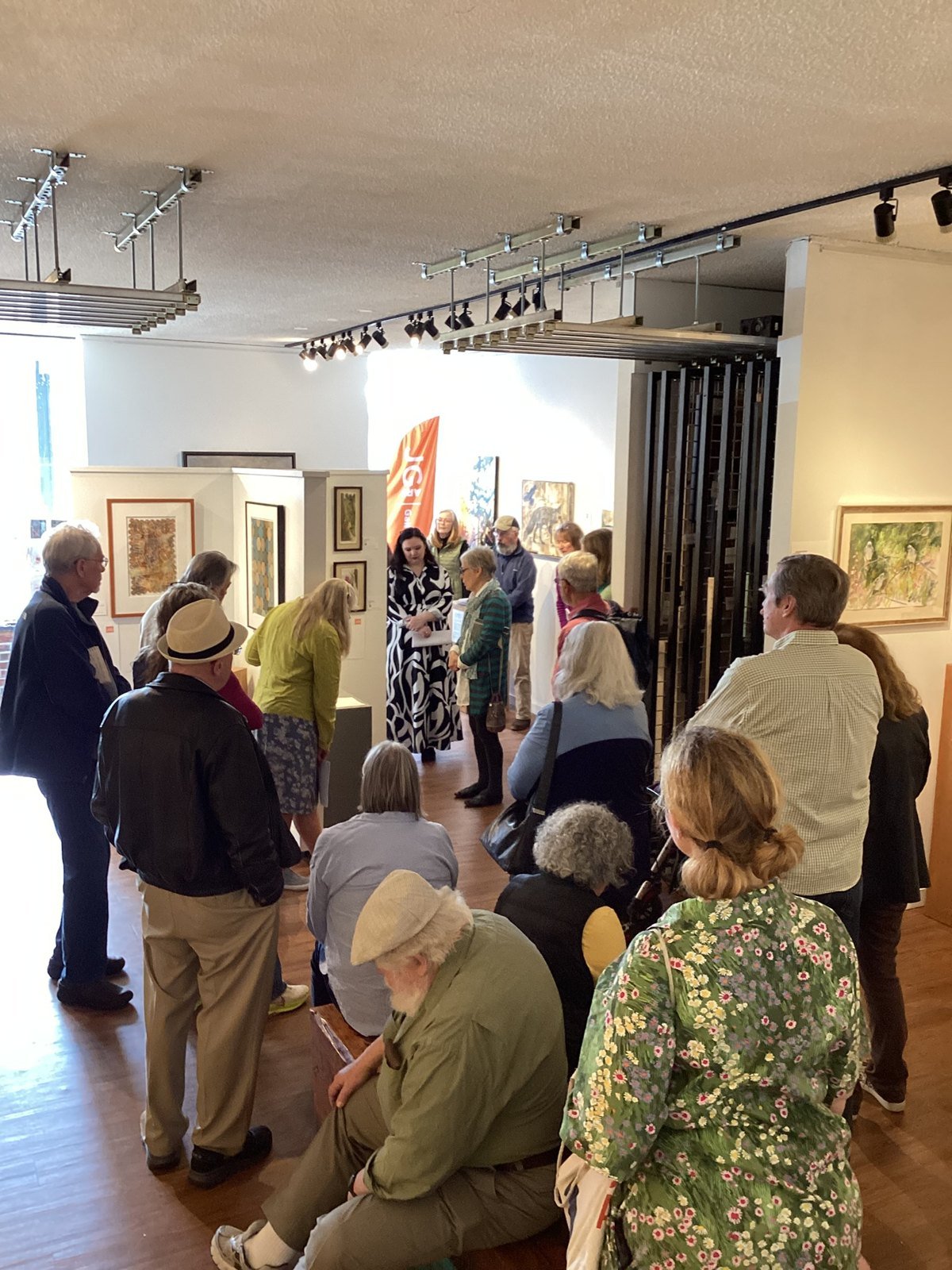 At the gallery