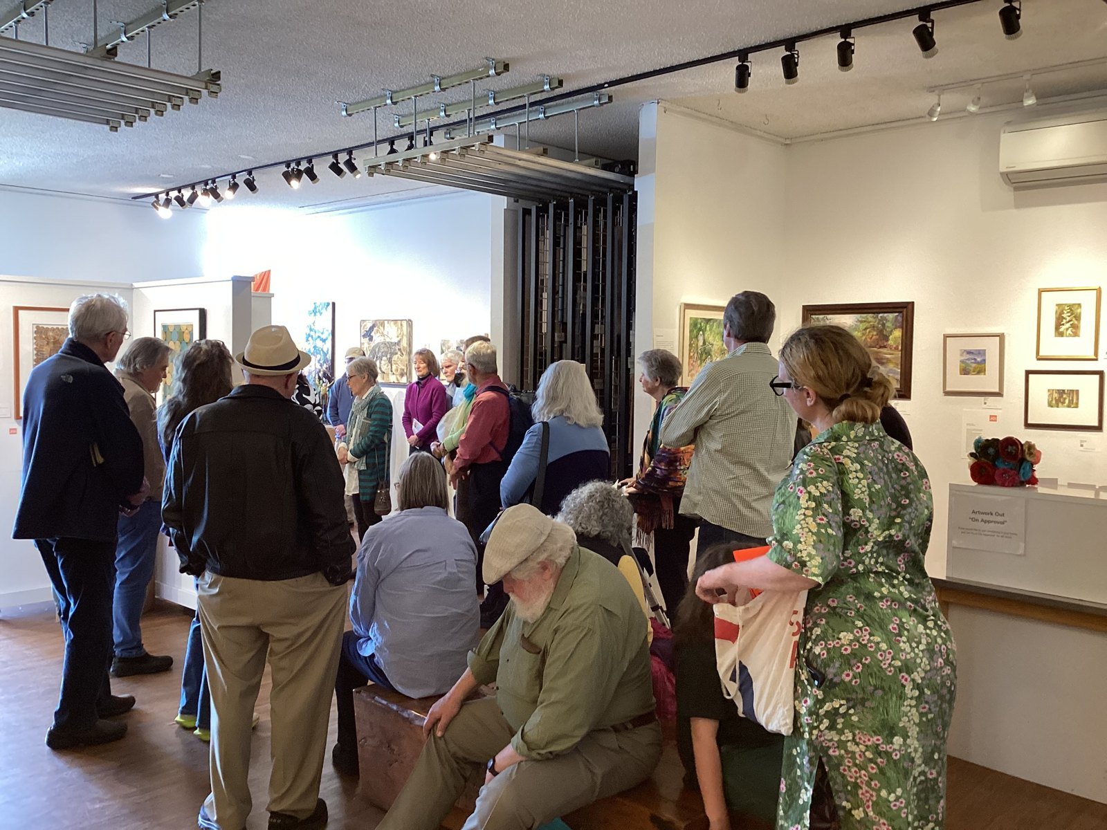 At the gallery