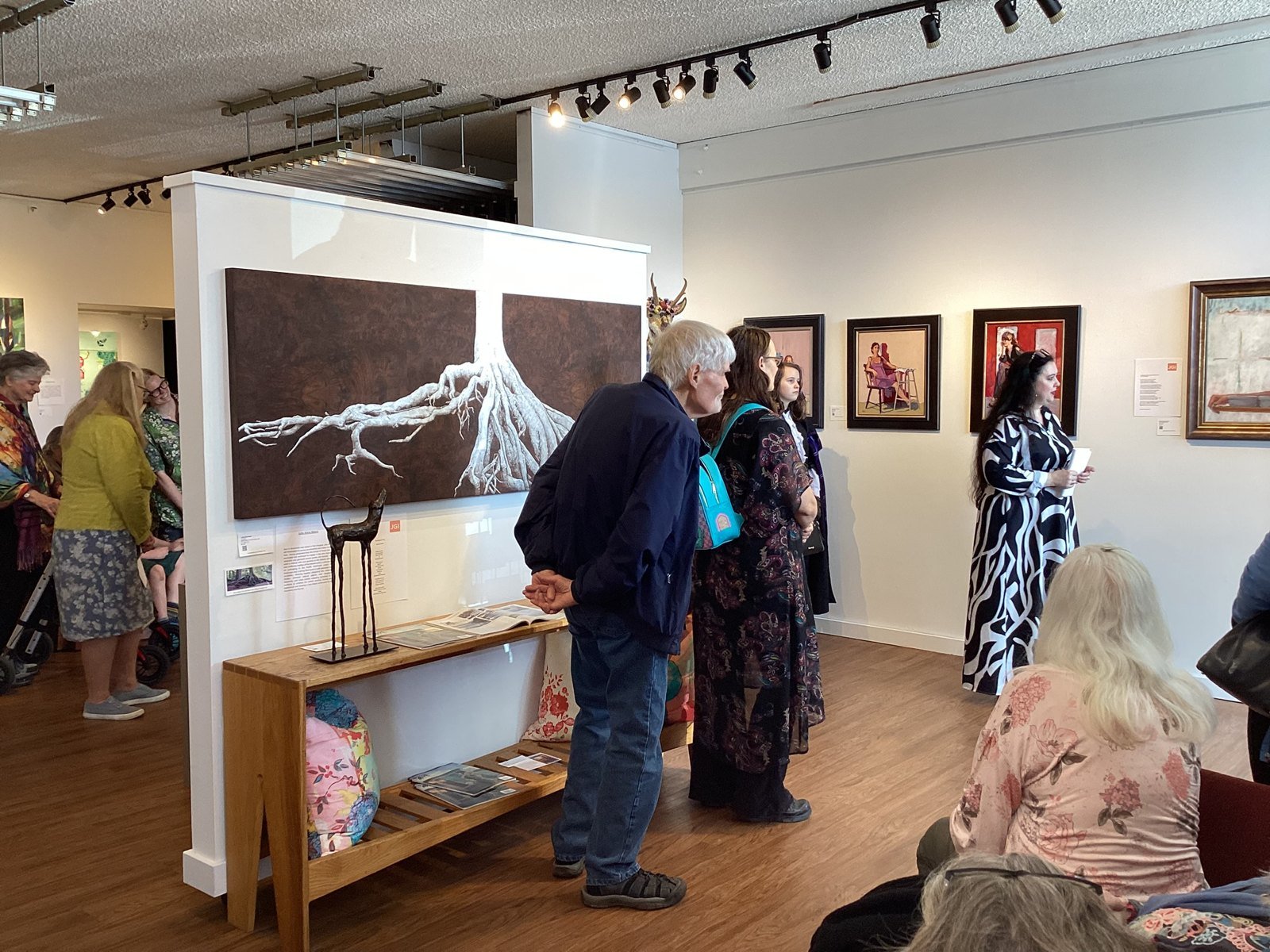 At the gallery