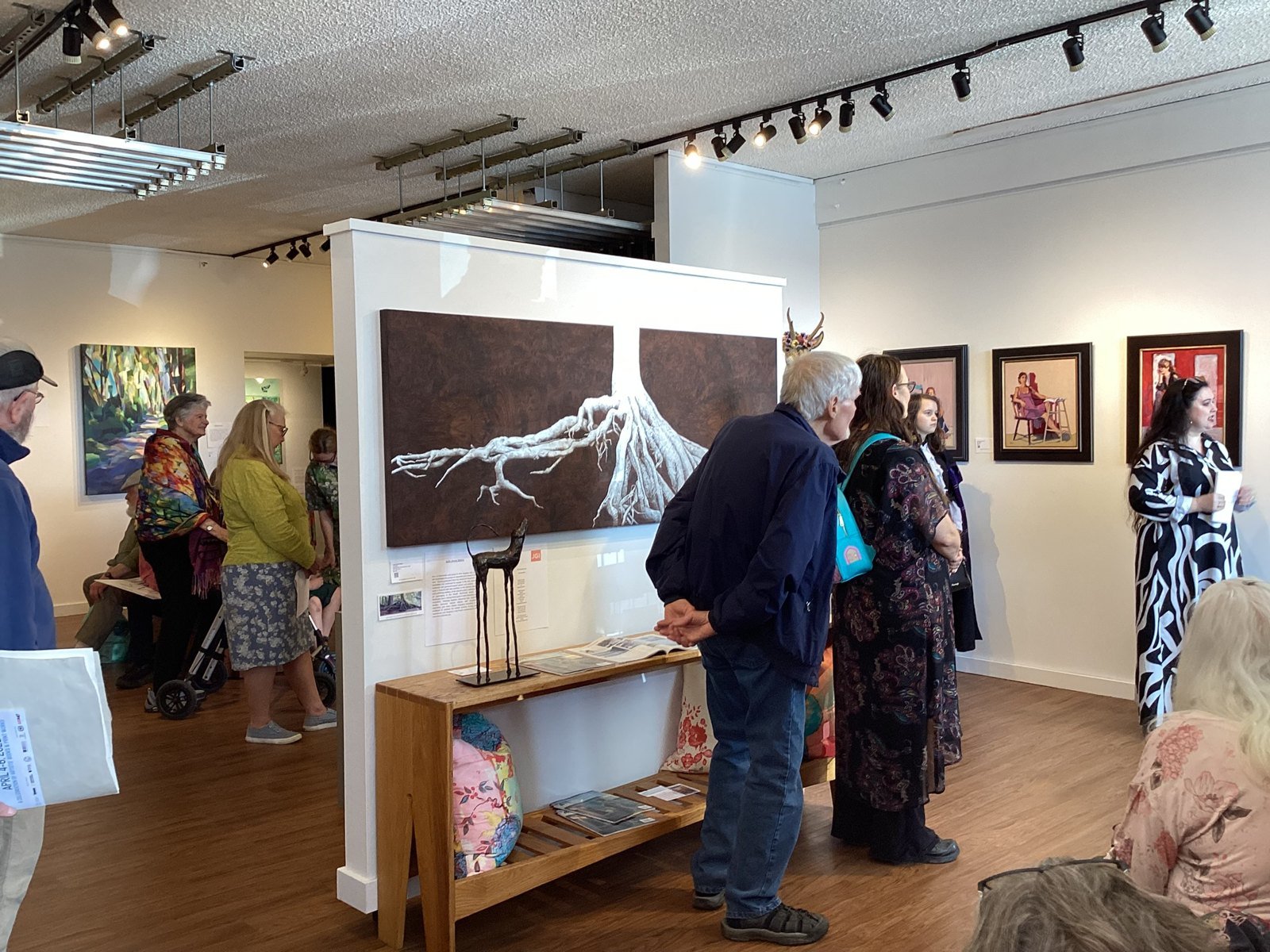 At the gallery