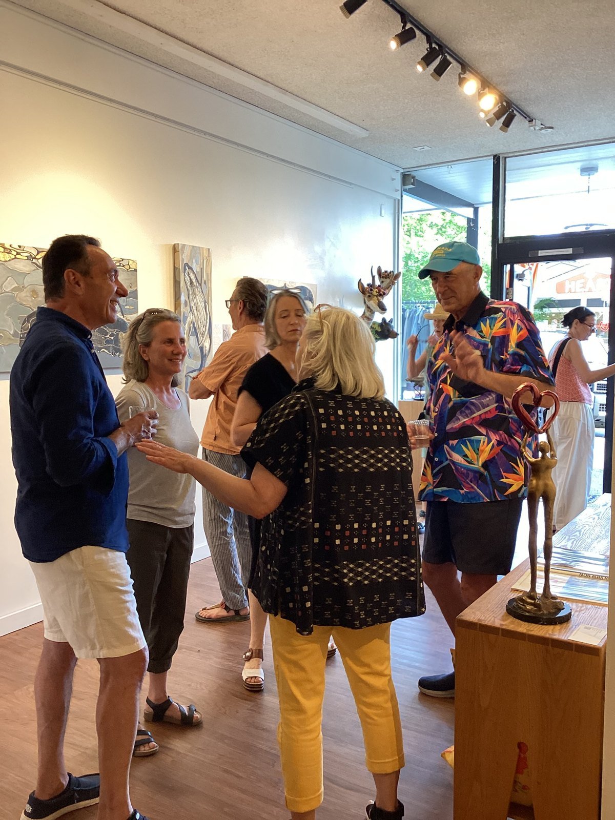 At the gallery