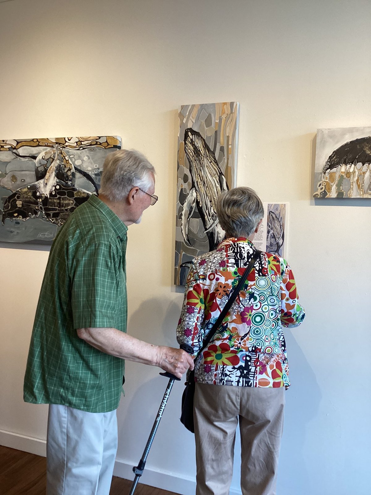 At the gallery