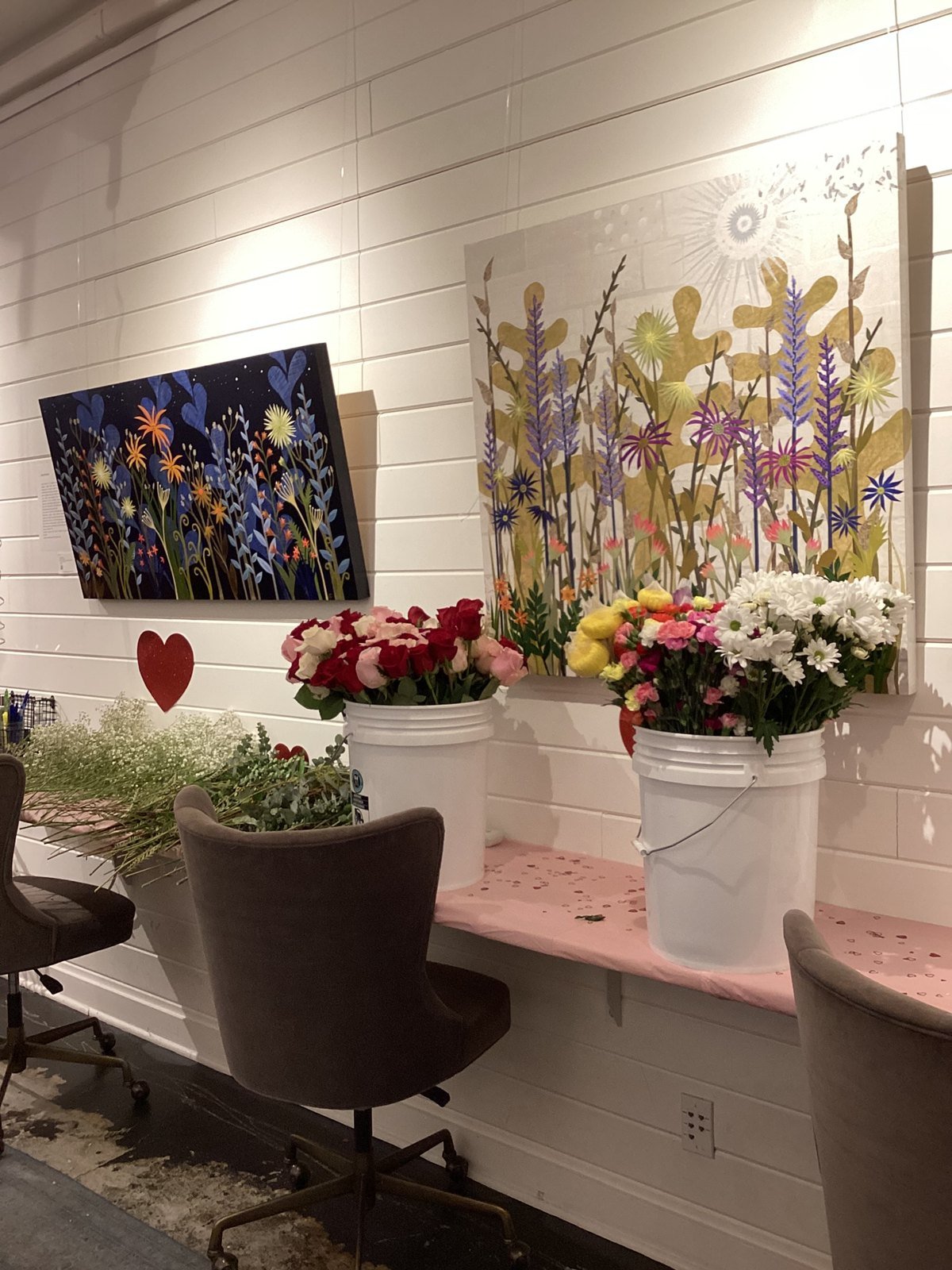 At the gallery