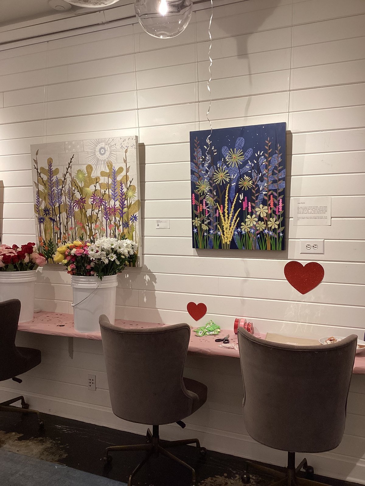 At the gallery