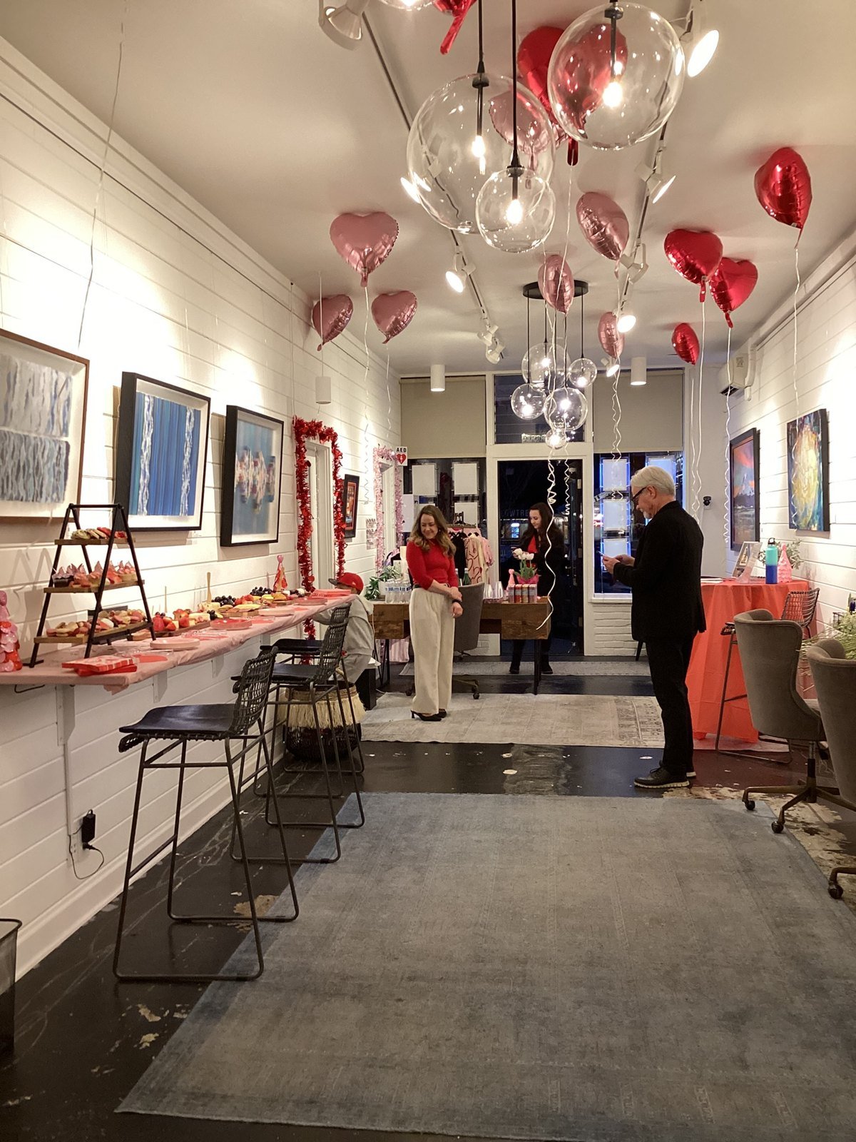 At the gallery