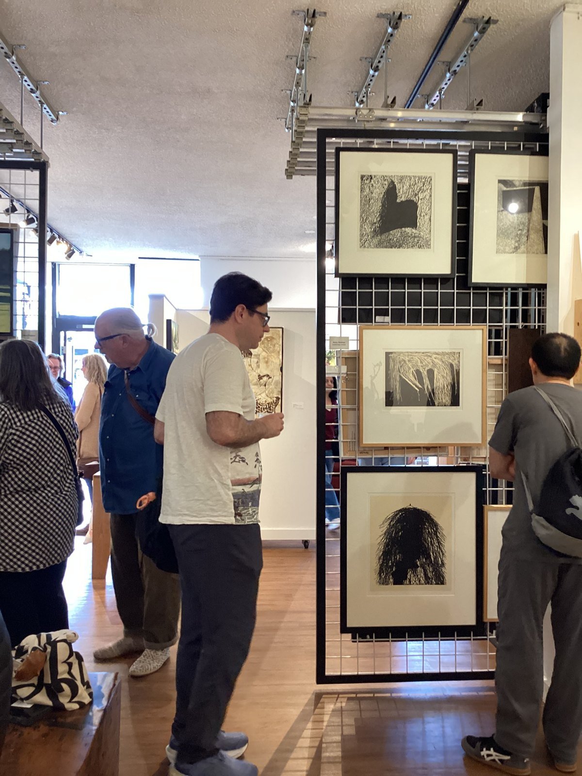 At the gallery