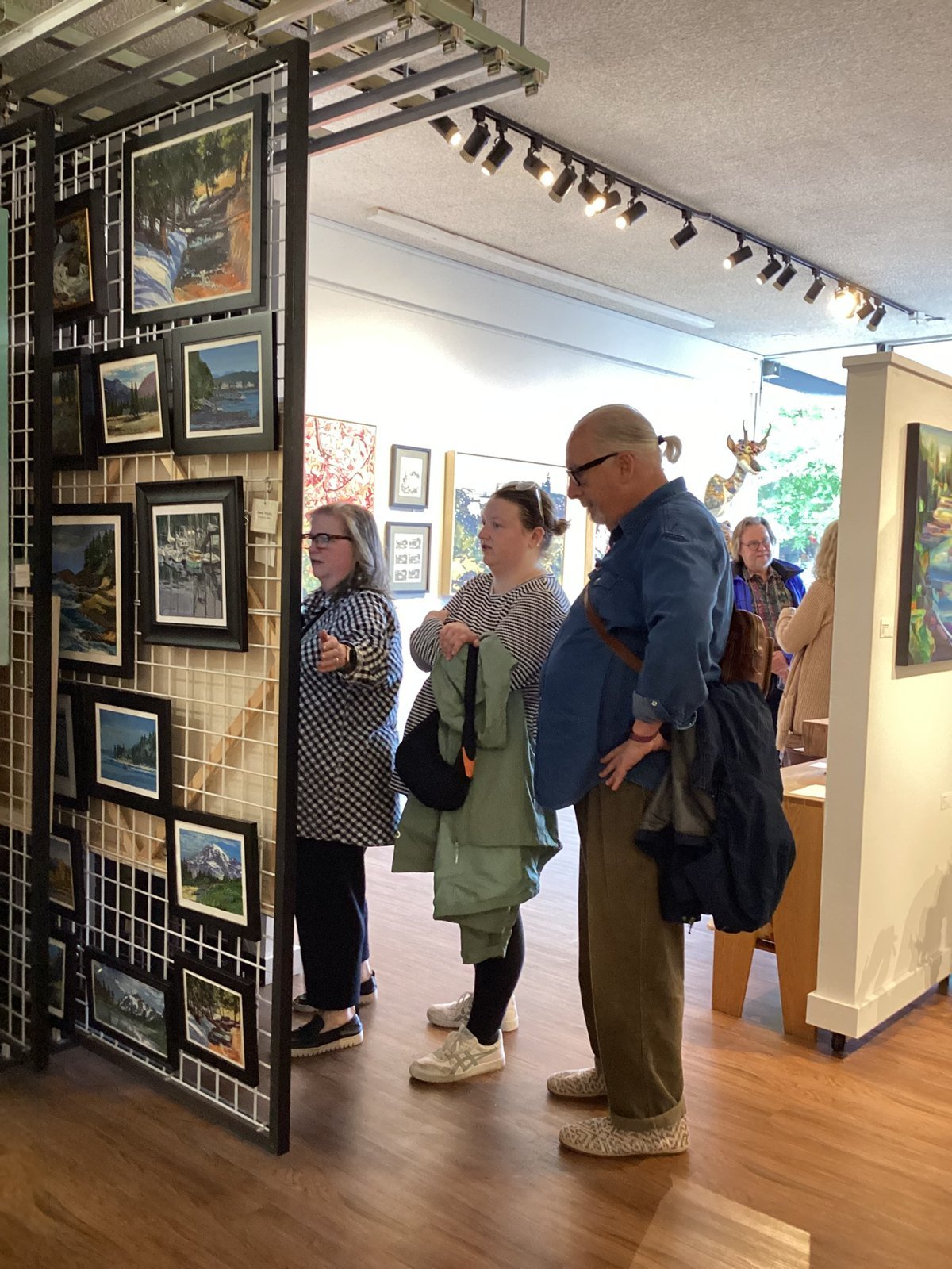At the gallery