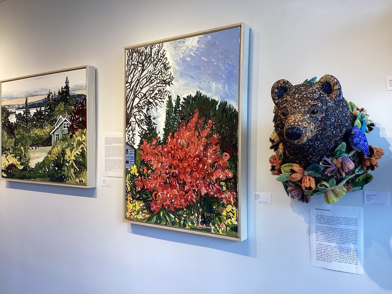 At the gallery