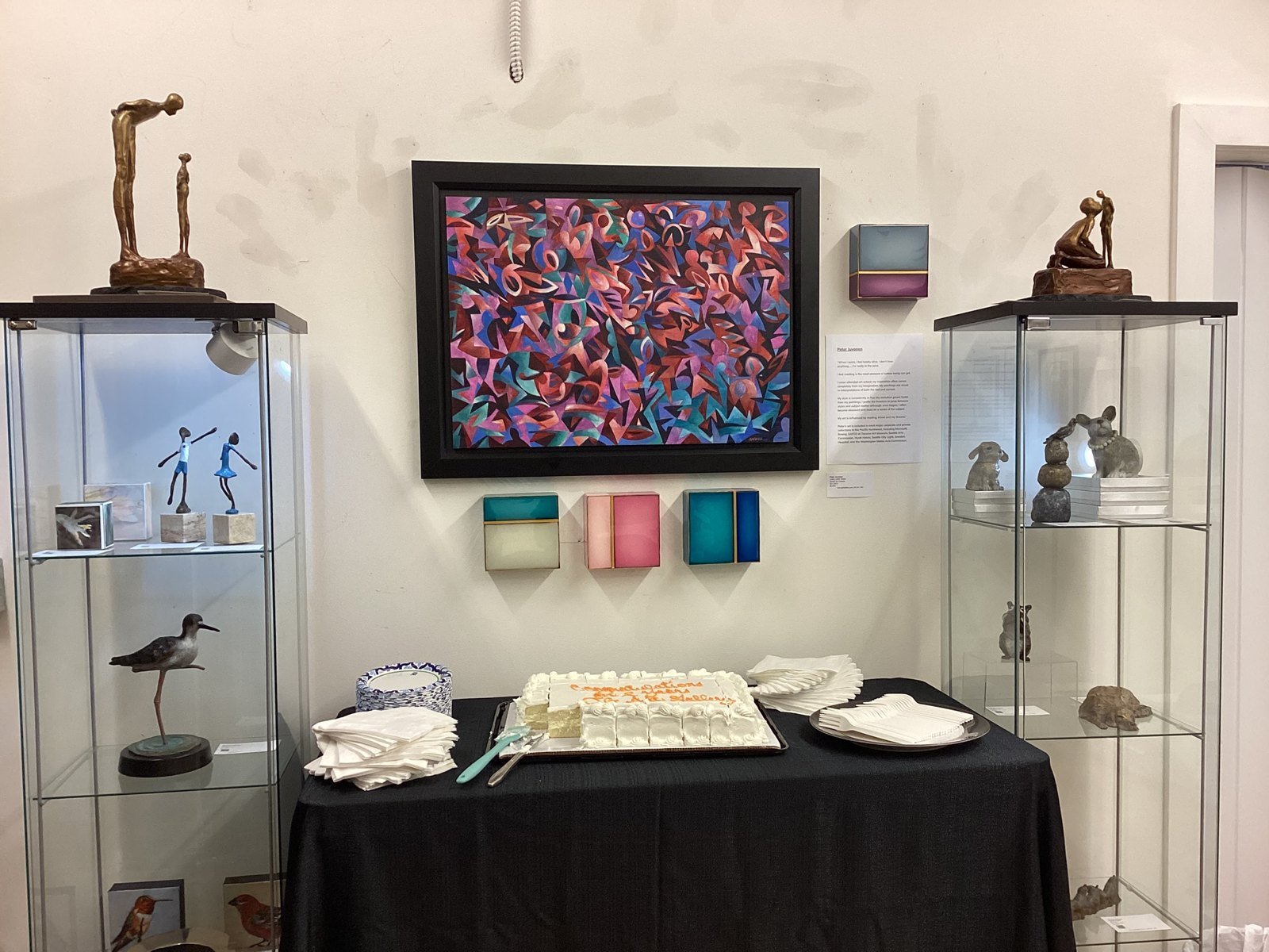 At the gallery
