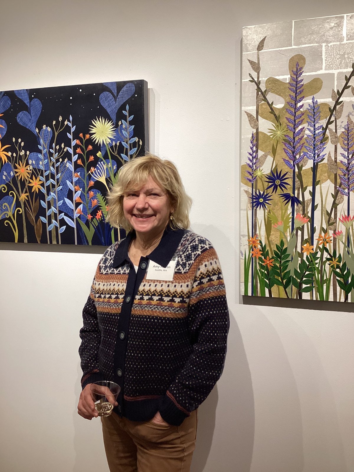 At the gallery