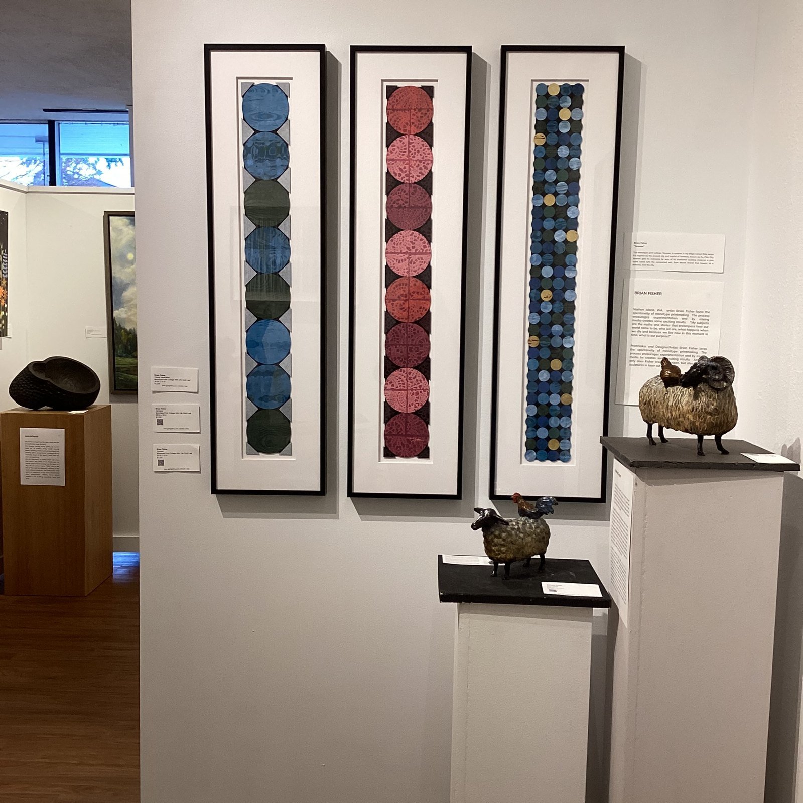 At the gallery