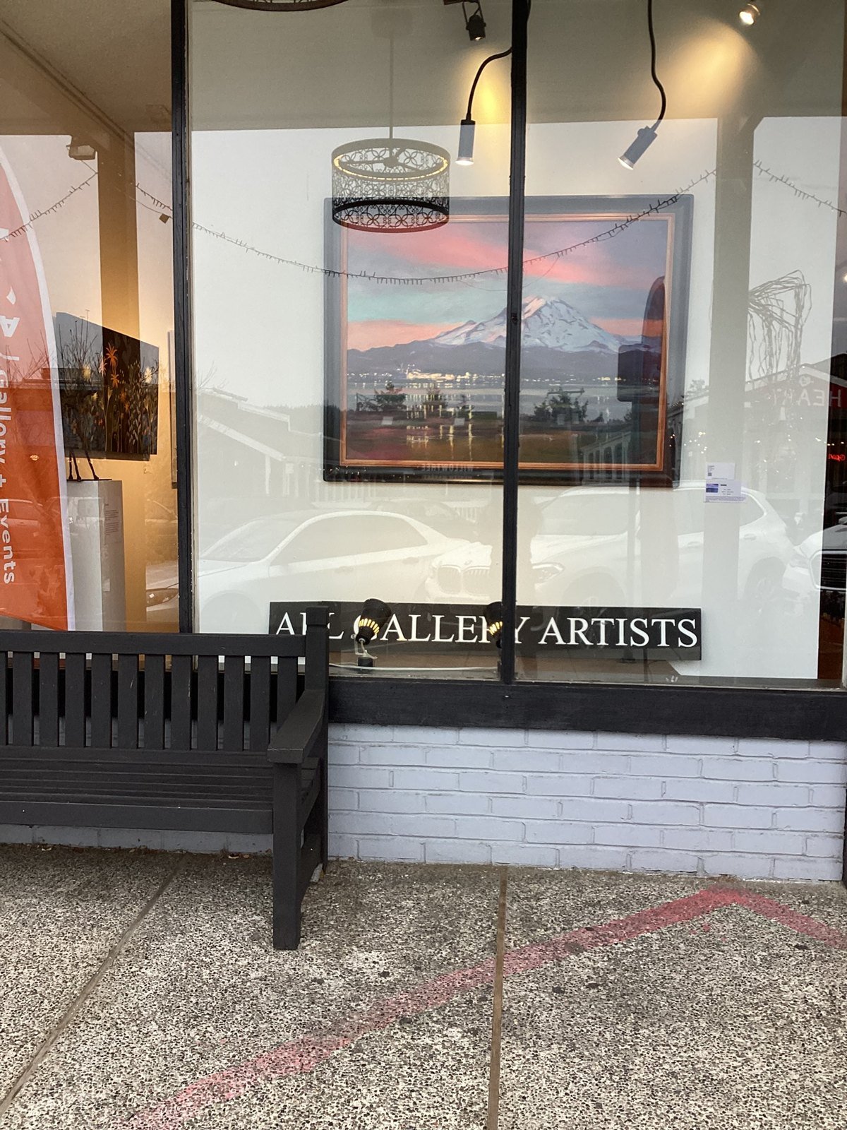 At the gallery