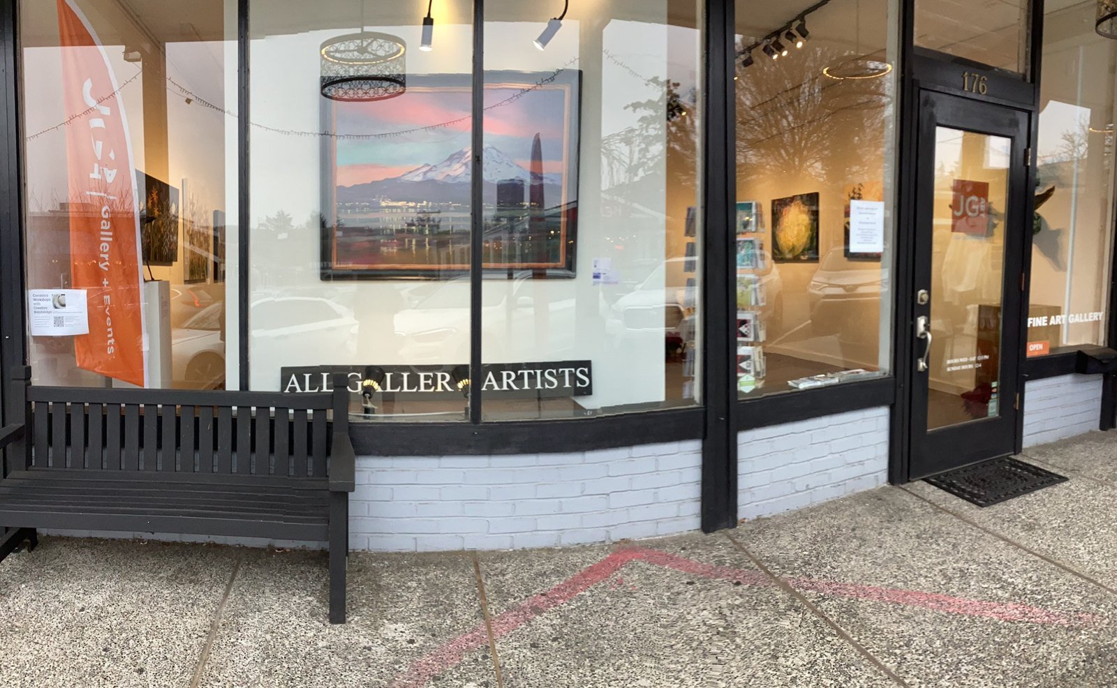 At the gallery