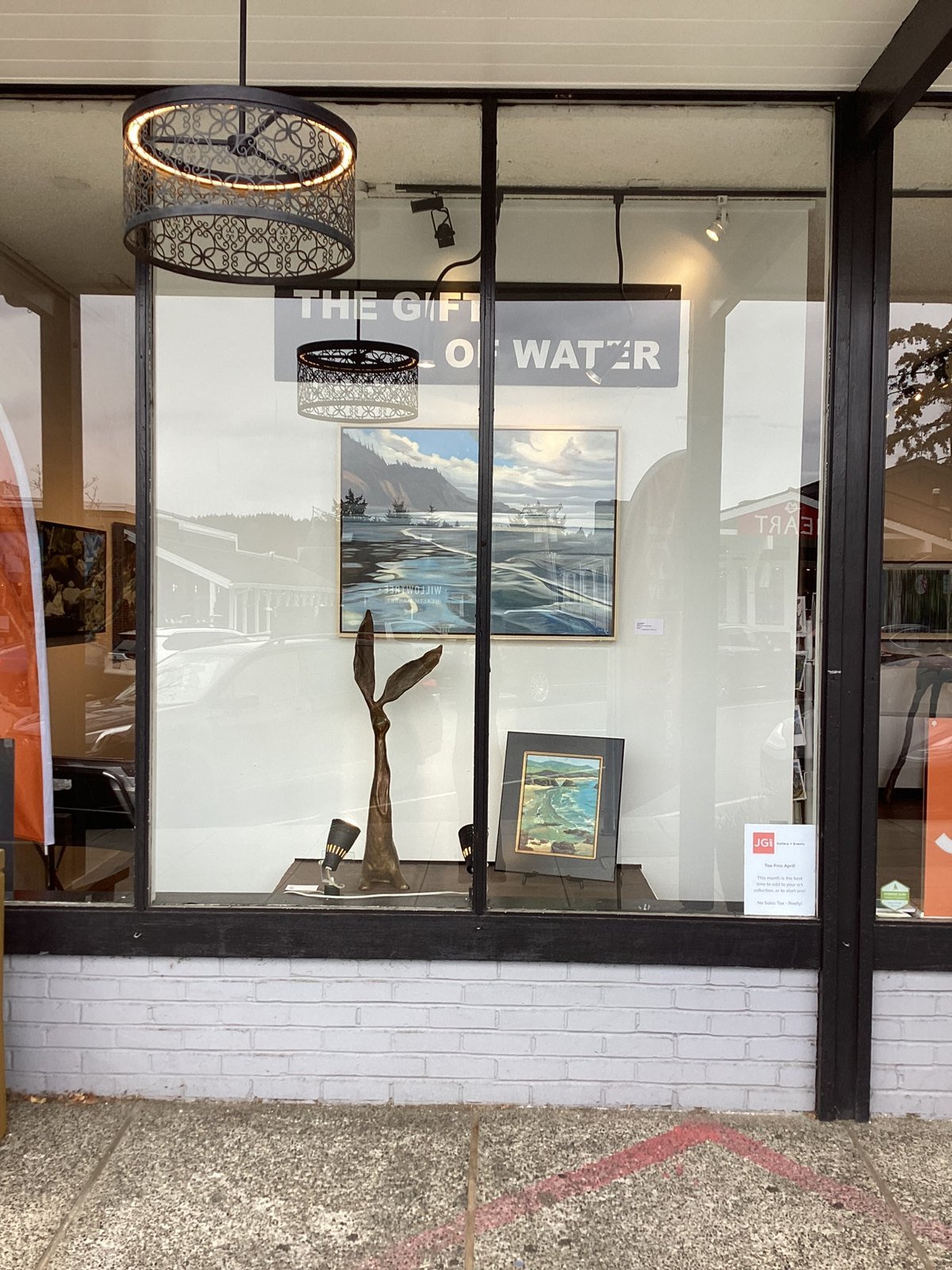 At the gallery — The Gift of Water