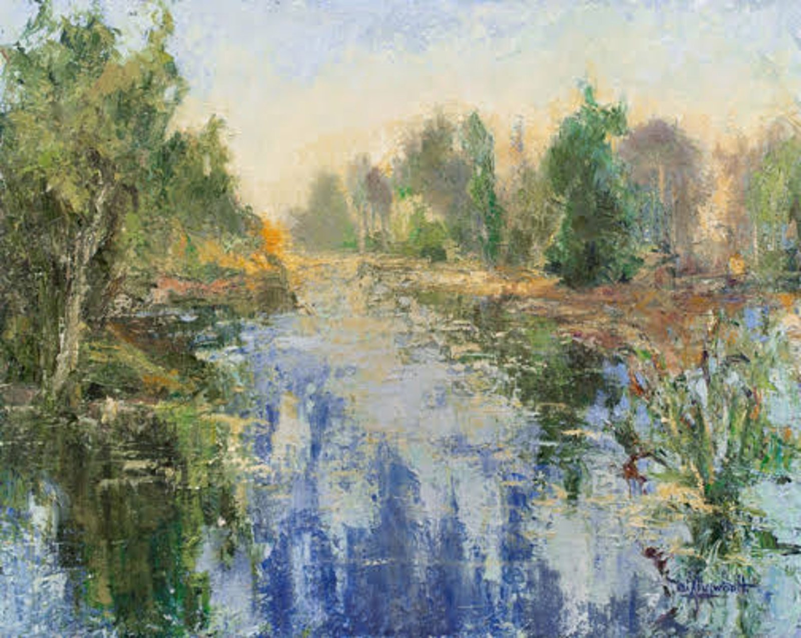Summer Pond at Dawn