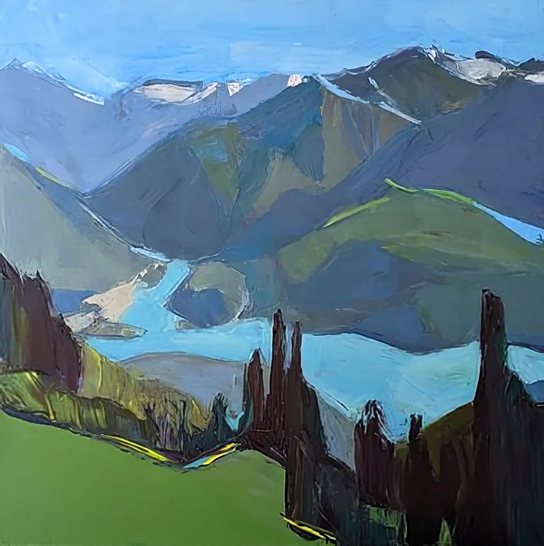 Diablo Lake Overlook by Julie Devine