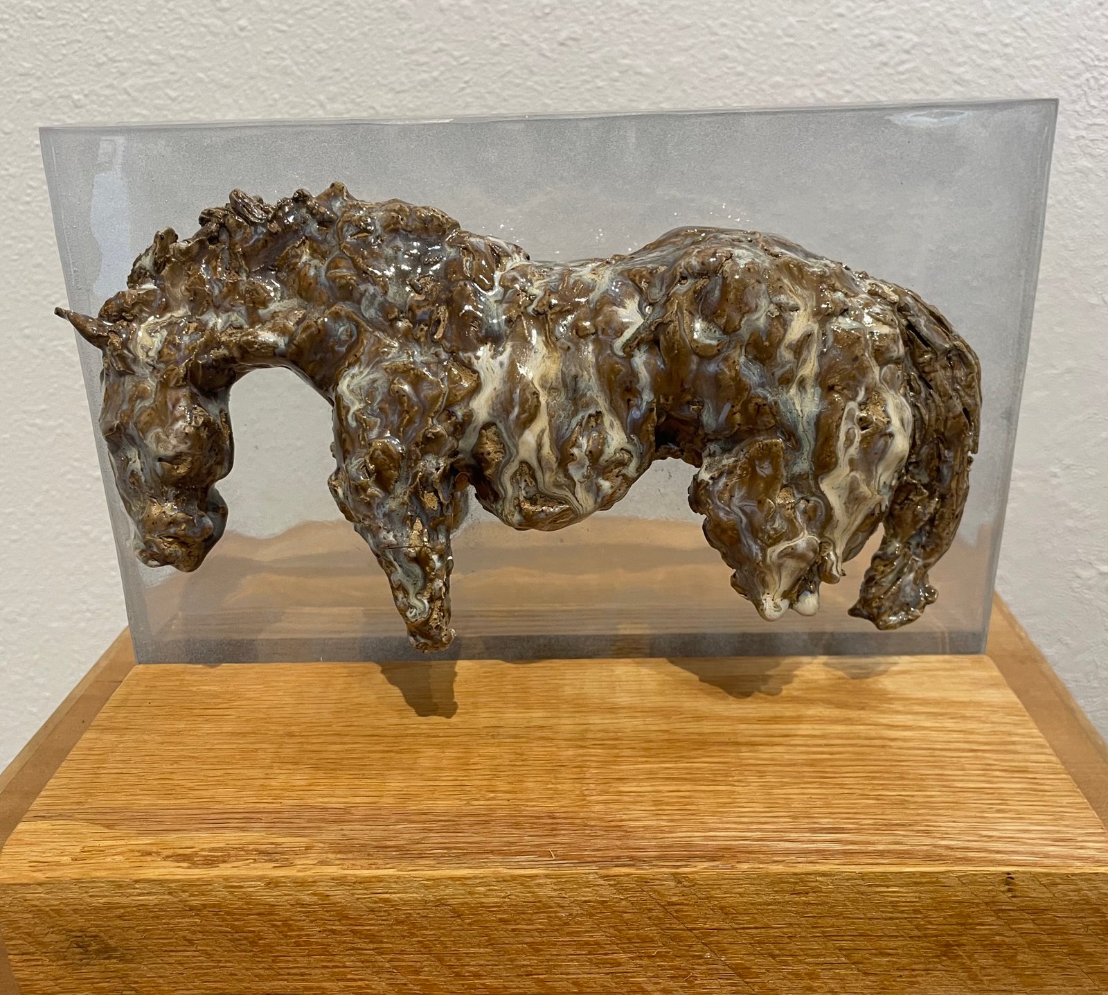 Equus Moon — Unglazed ceramic by Erica Nordean