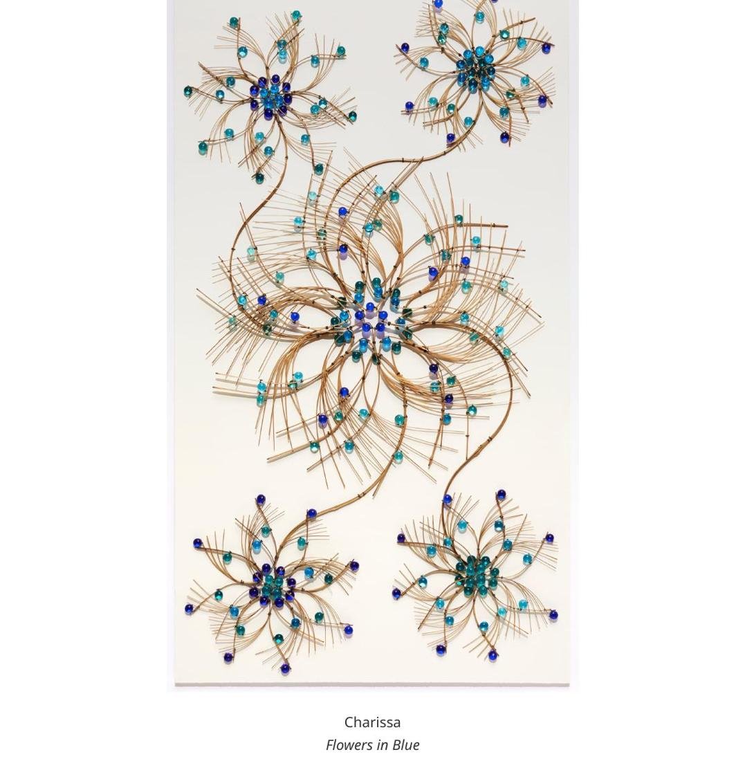 Flowers in Blue by Charissa Brock