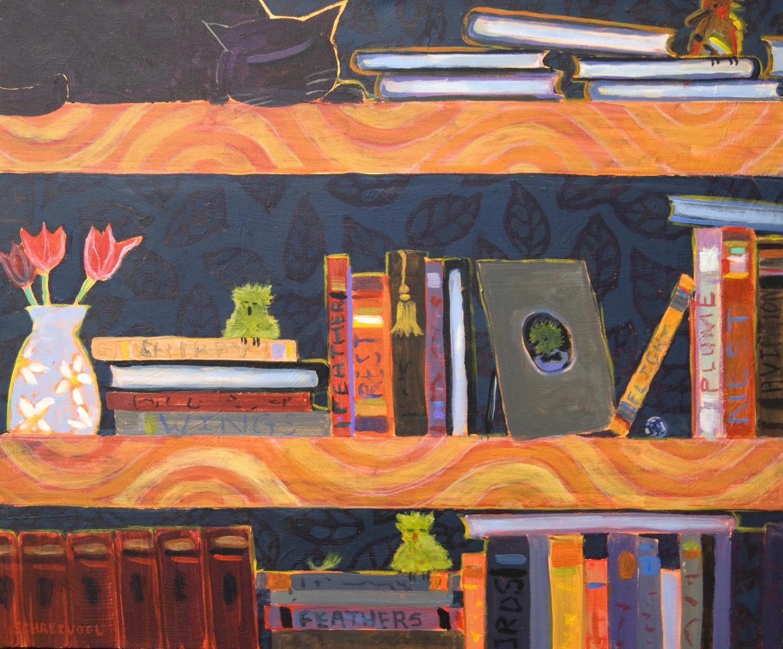 Good Rest by Anne Schreivogl, acrylic on canvas