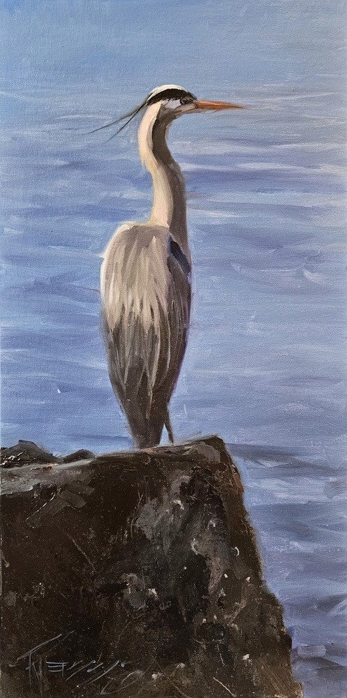 Great Blue by Robin Weiss