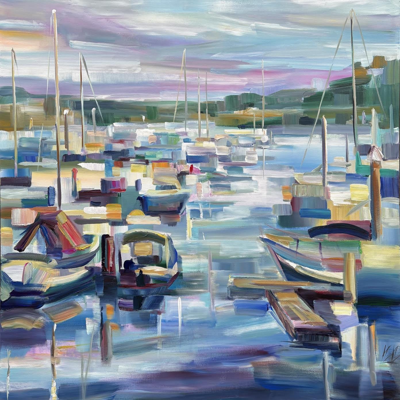 Island Marina by Brooke Borcherding