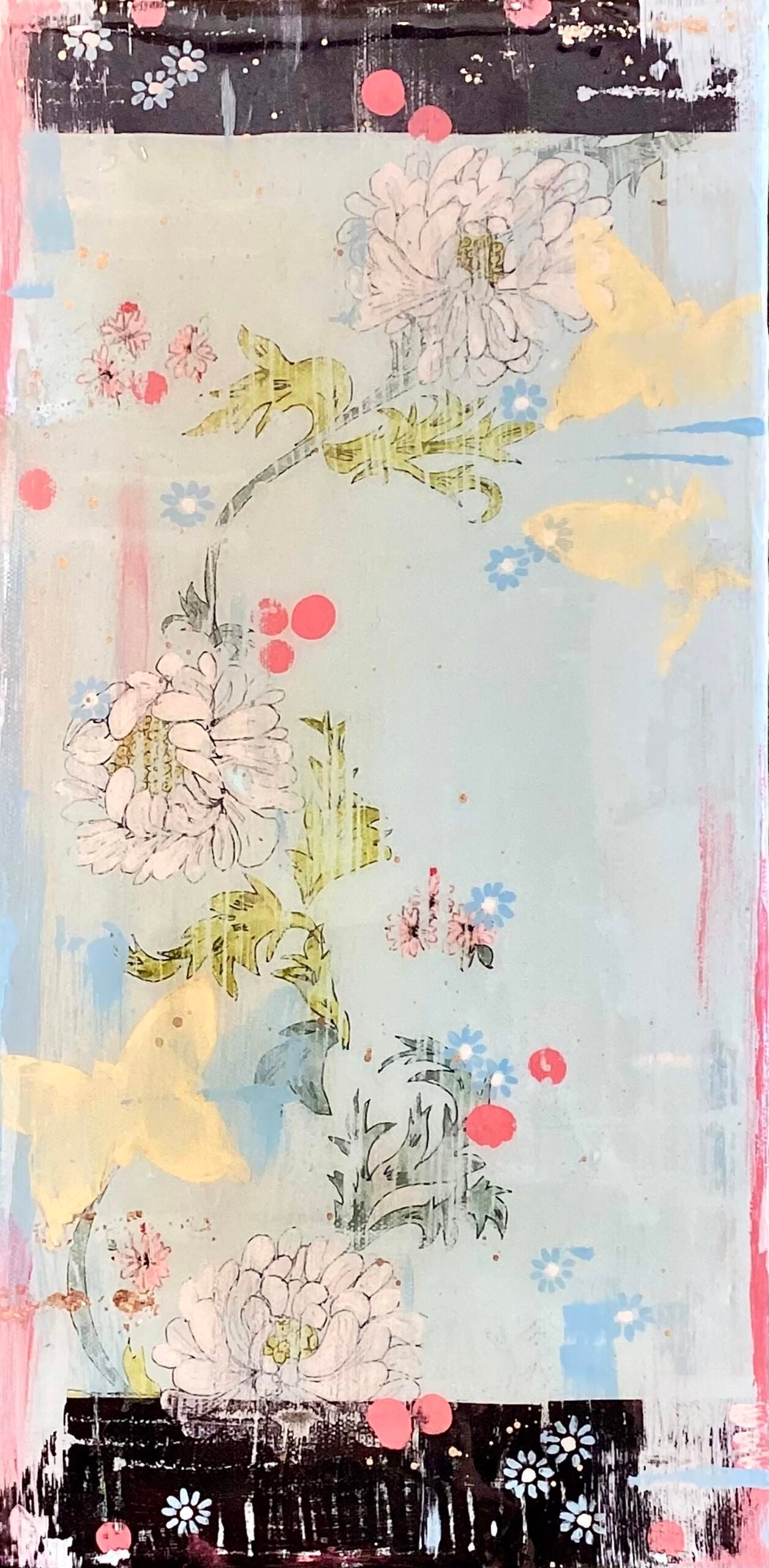 Kathe Fraga — antiqued fresco on birch panel