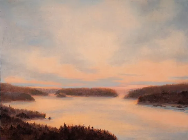 Last Light on the Salish Sea by Lolly Shera