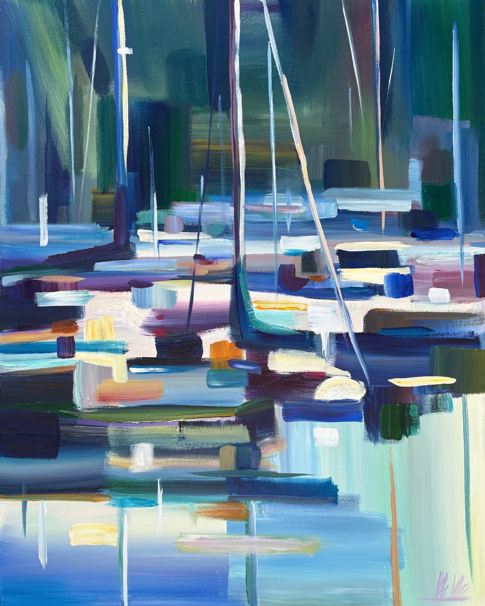 Lines Over Water by Brooke Borcherding