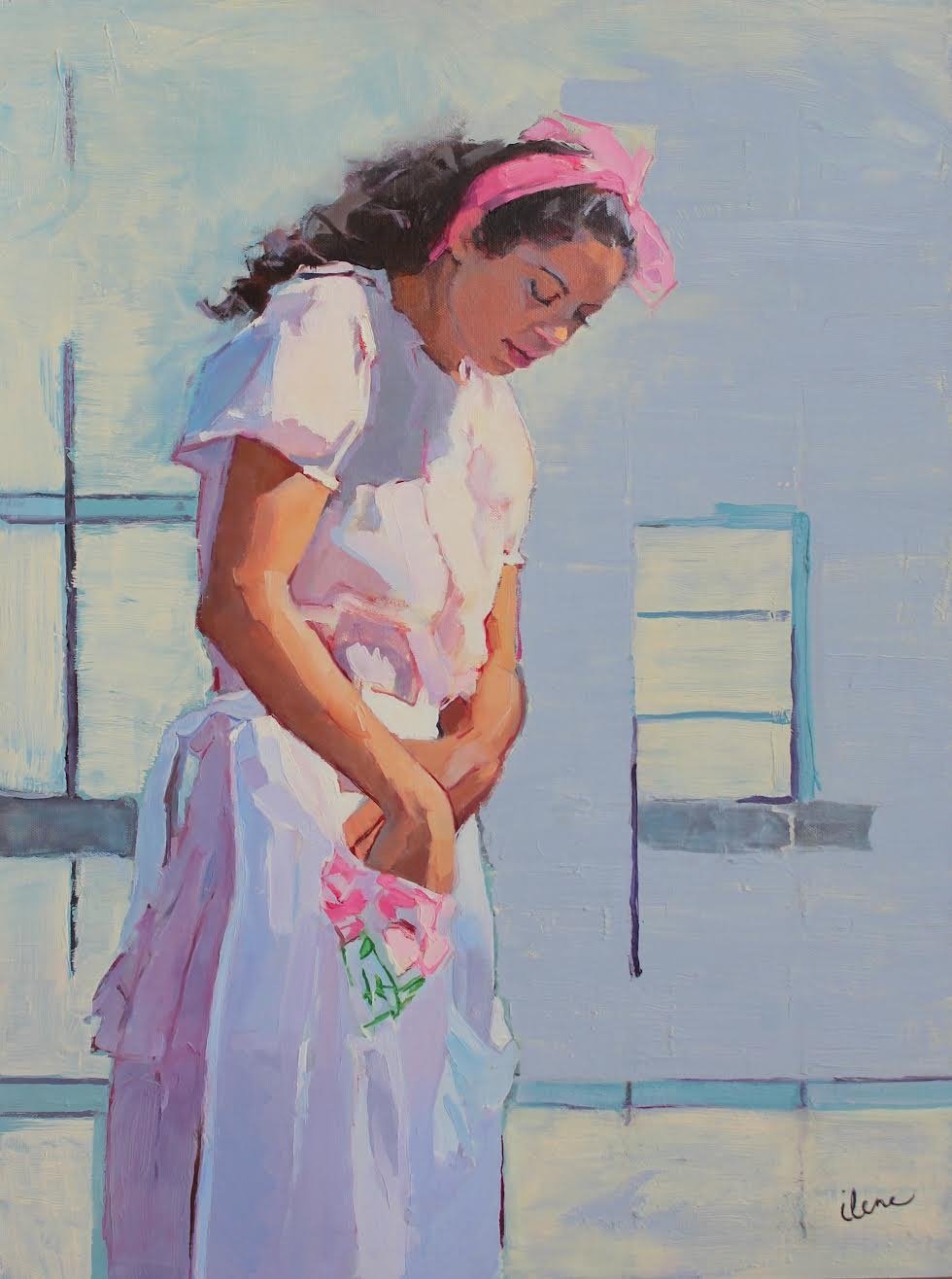 Lost Key by Ilene Gienger-Stanfield, oil on canvas