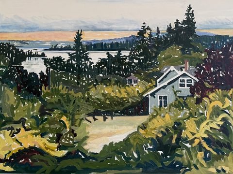 Paula Griff — oil on canvas, Pacific Northwest landscape