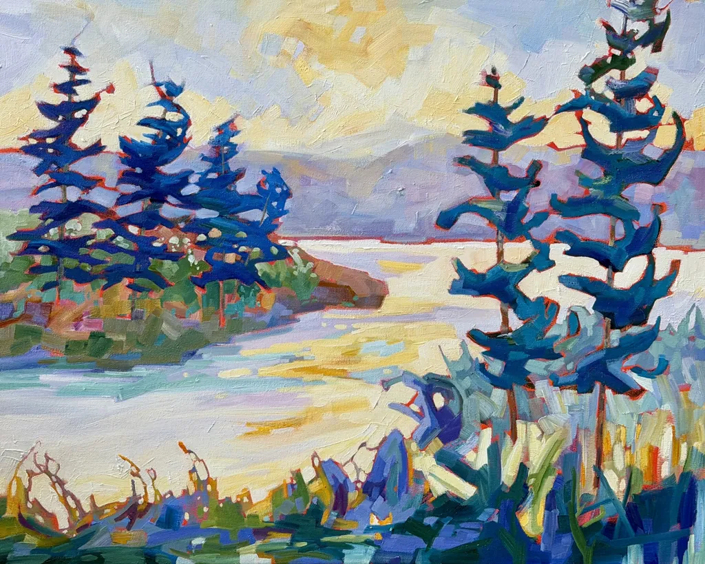 Teresa Smith — oil on canvas, Pacific Northwest landscape