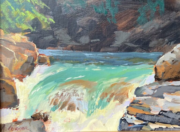 Nooksack Falls by Alfred Currier