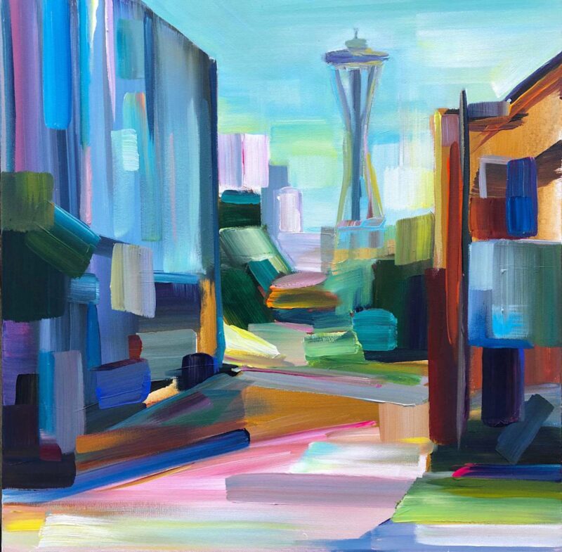 Needle in Square by Brooke Borcherding