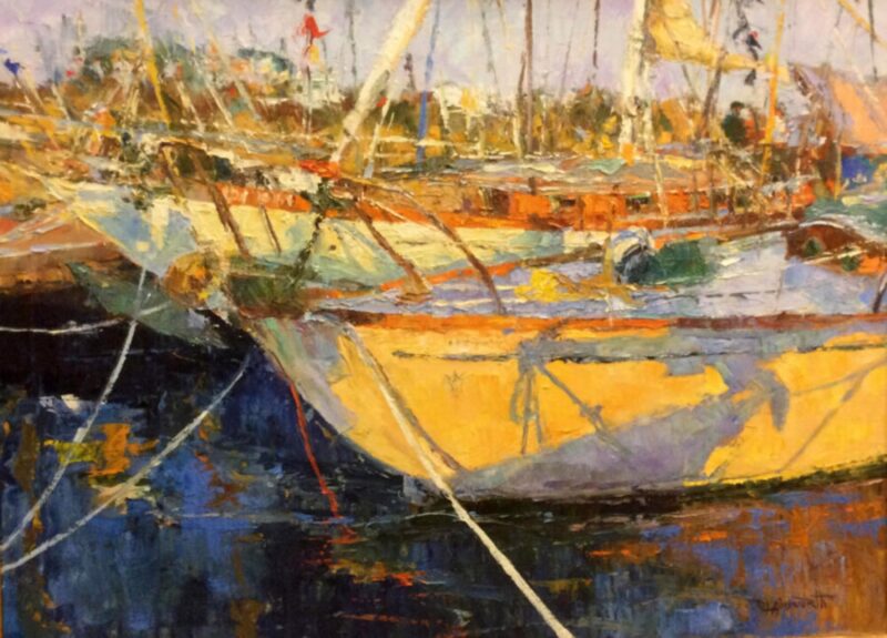 Wooden Boat Shadows