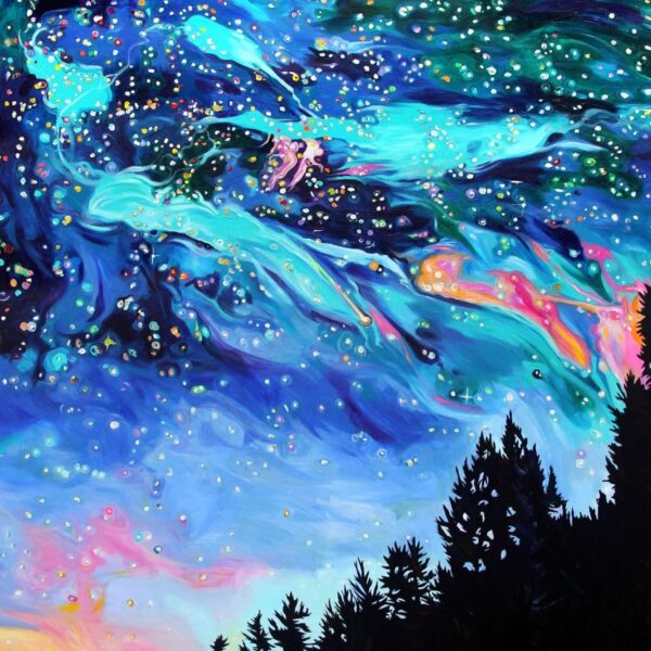 Skyward Apparitions by Taralee Guild — Acrylic on Canvas — JG Art Gallery