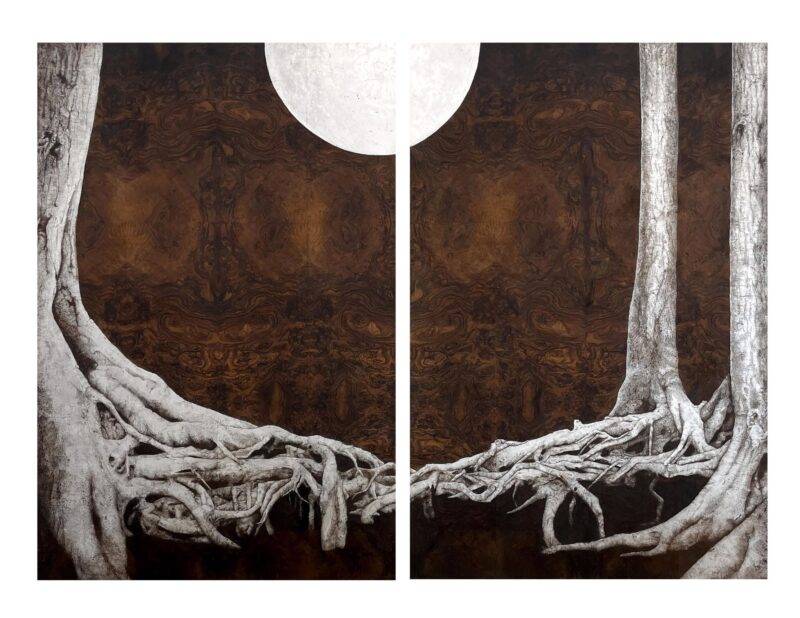 At Night (Diptych)