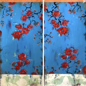 In The Garden At Midnight The Candles Flicker And Glow I & II