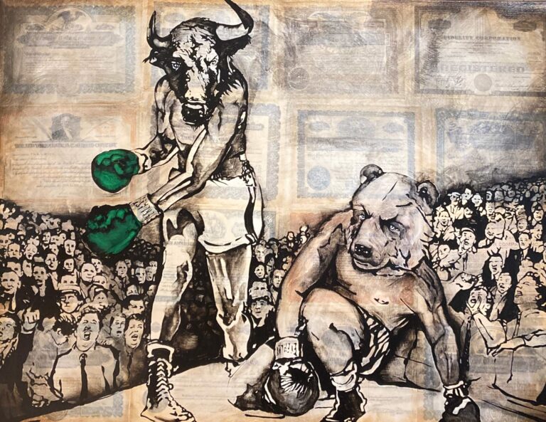 Bull and Bear by Will Armstrong