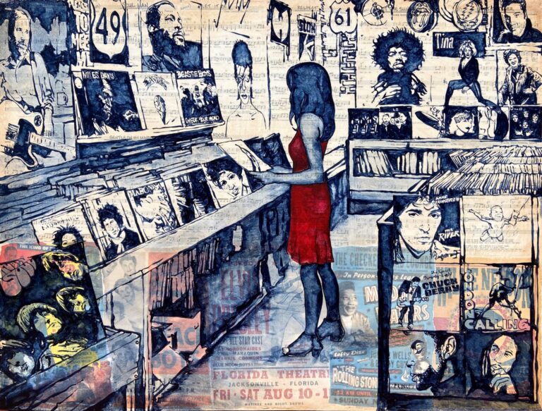 The Record Store; Vinyl Village by Will Armstrong