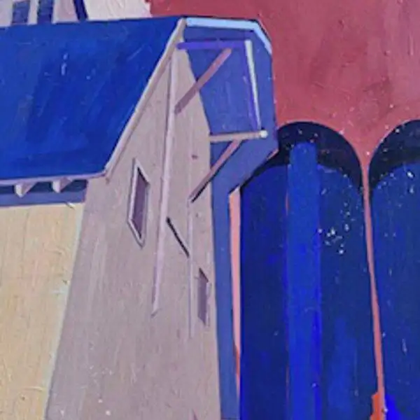 Backyard At The Barn by Carol Wade