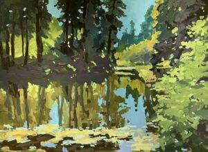 Middle Pond At Bloedel Reserve