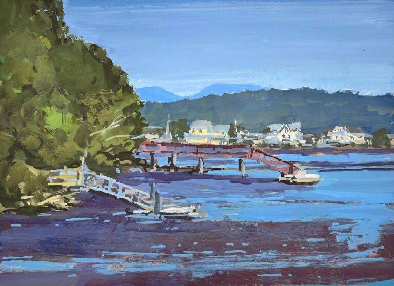 Monroe Spit From Faye Bainbridge Park by Jane Wallis