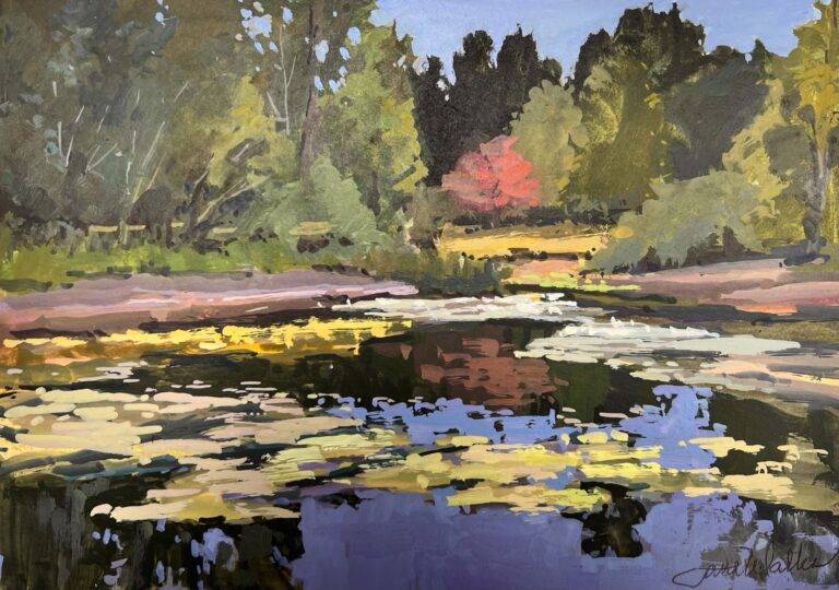 Overcast Day at Battle Point Park by Jane Wallis