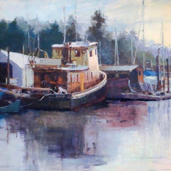 Warm Morning Light at Poulsbo Marina