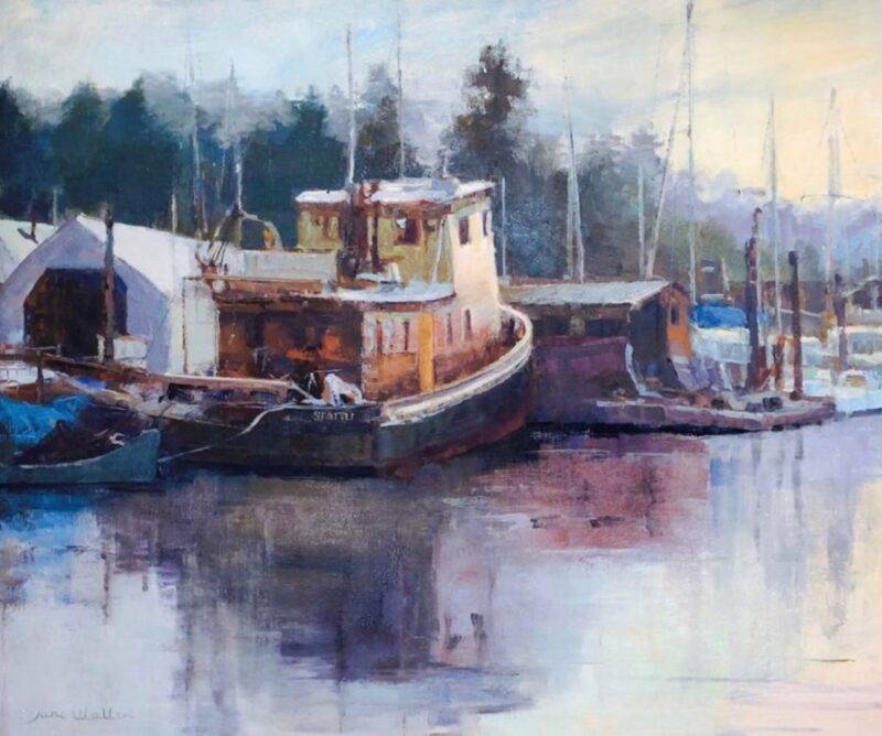 Warm Morning Light at Poulsbo Marina