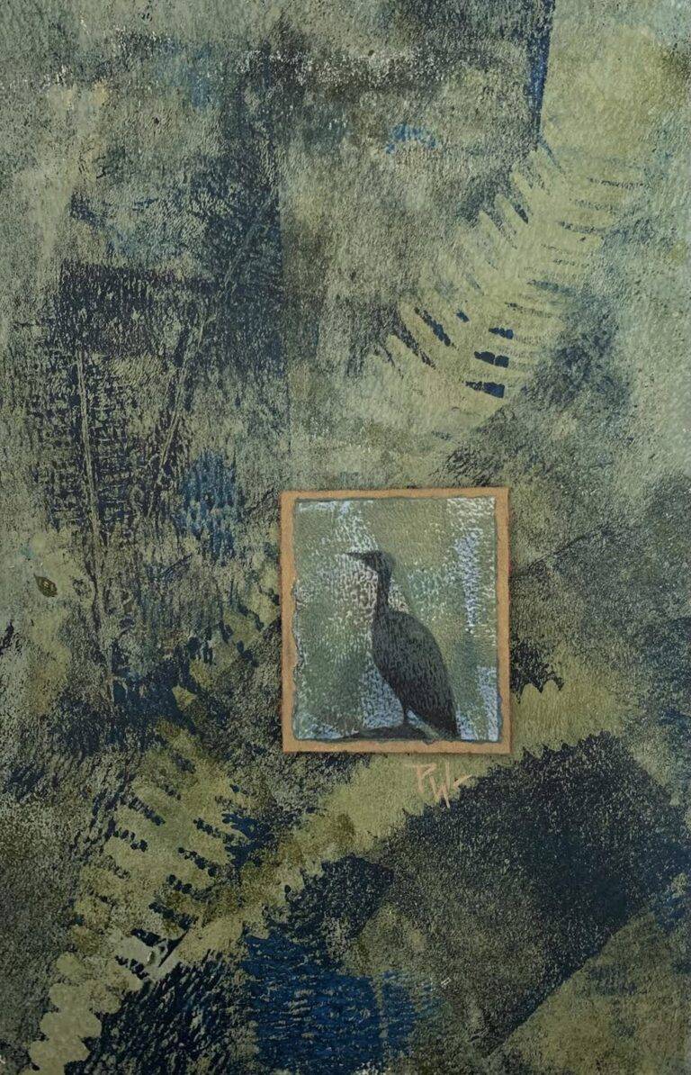 Cormorant Waiting by Pamela Wachtler